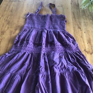 Purple sundress